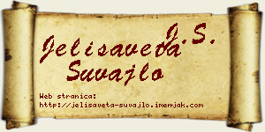 Jelisaveta Šuvajlo vizit kartica